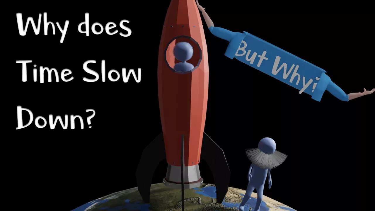 Time is slow. Time dilation. gravitational time dilation.