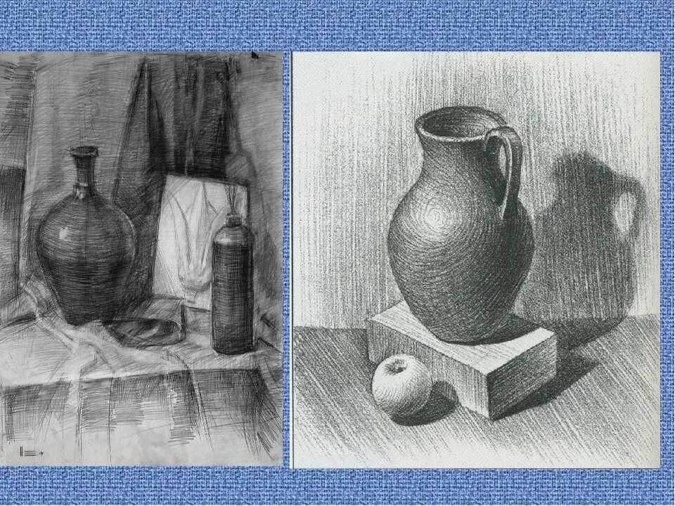 Изо 6 класс рисунки. Натюрморт в графике. Рисунок натюрморта графическими материалами. Выполнить натюрморт в графике. Основы построения натюрморта.