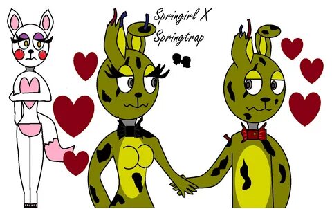 Springirl (fnaf world) X springtrap (fnaf 3) 3 Персонажи Диснеевских Мультф...