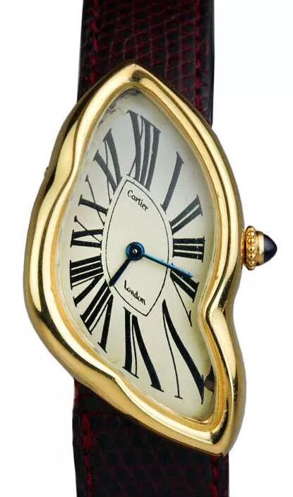 Часы crash. Cartier - crash 1967. cartier crash skeleton. картье часы расплавленные. часы дали от картье.