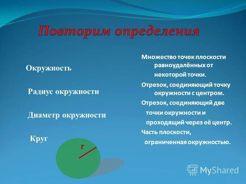 отрезок соединяющий две точки окружности и проходящий.