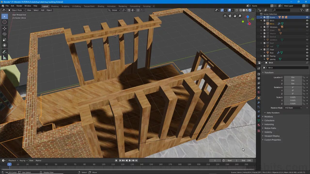 Blender invert. Backface culling blender. крыша в блендер. деревянная крыша в blender. как сделать крышу в блендере.
