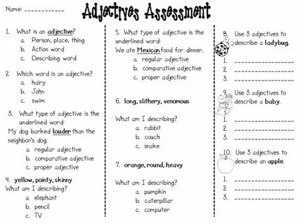 Underline the adjectives