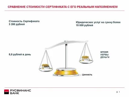 Сравнение стоимостей