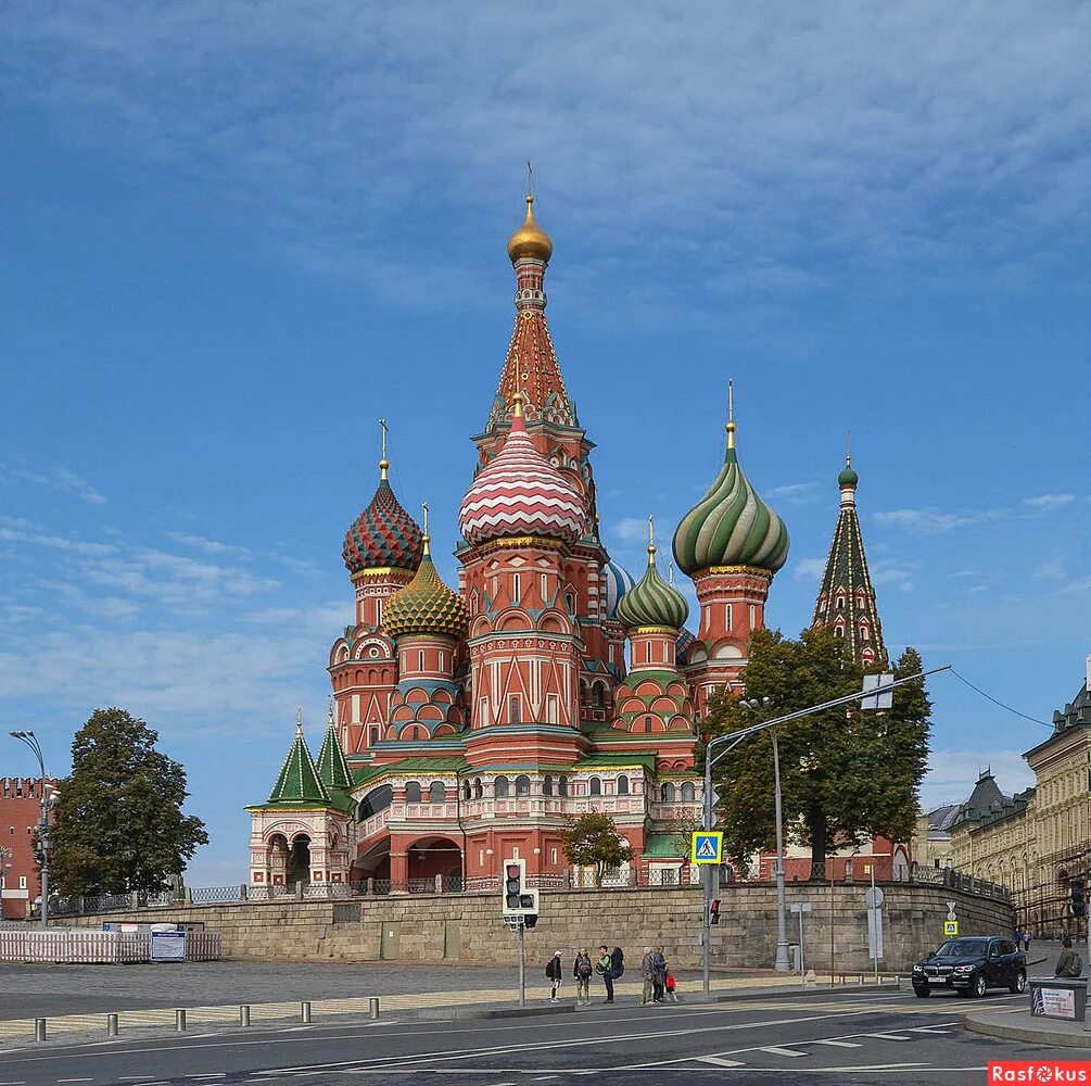 Храм Василия Блаженного Москва 1555. Церковь на рву