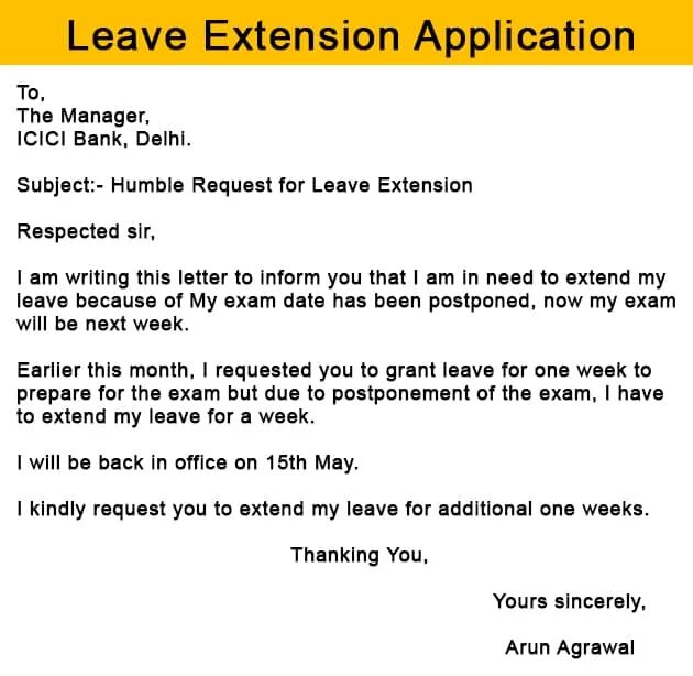 Application extension