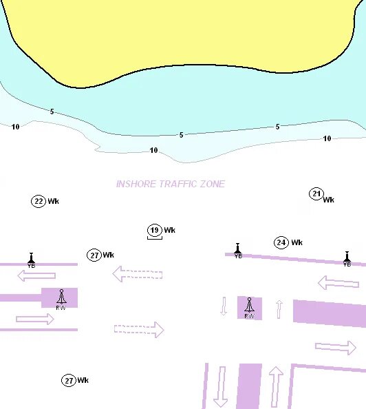 Separate area. Зона разделения движения судов. Система разделения движения схема. Система разделения движения судов на карте. Карта с зоной разделения движения судов.