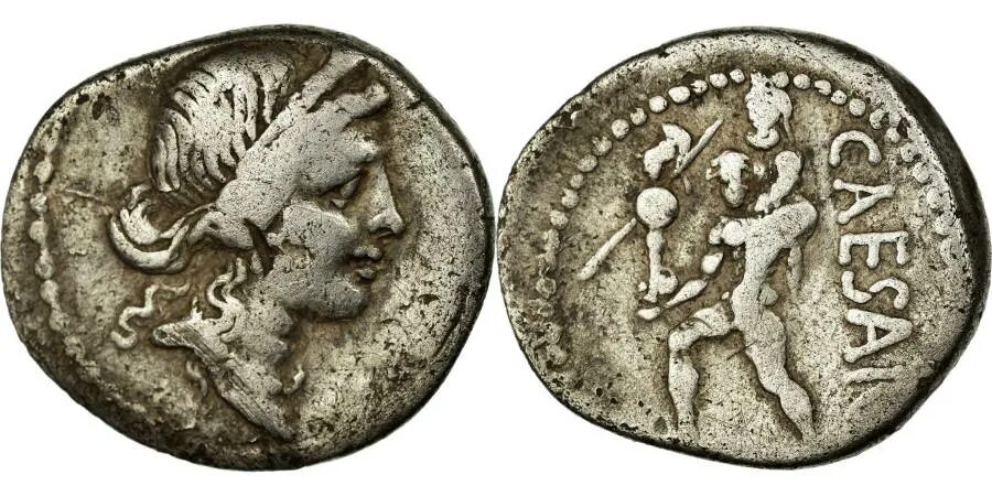Julius Caesar Coin. Денарий Весп. Денарий Avgustus. Монета Рим Грифон. 44 год до н э