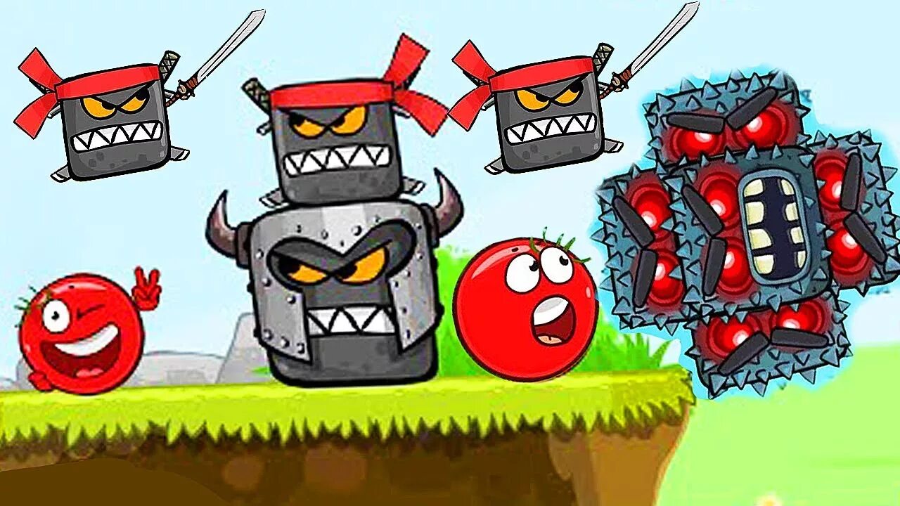 Мод на ред бол. Ред бол 4 тевес. игра red ball 4. ред бол квадраты red ball 4. игры красный шарик 4.