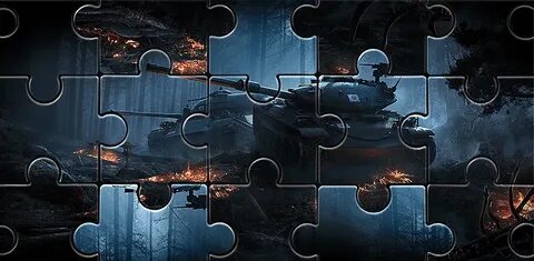 Собирать танки пазл