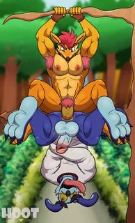 crash bandicoot, ripper roo, crash (series), anal, anal sex, anthro, anthro...