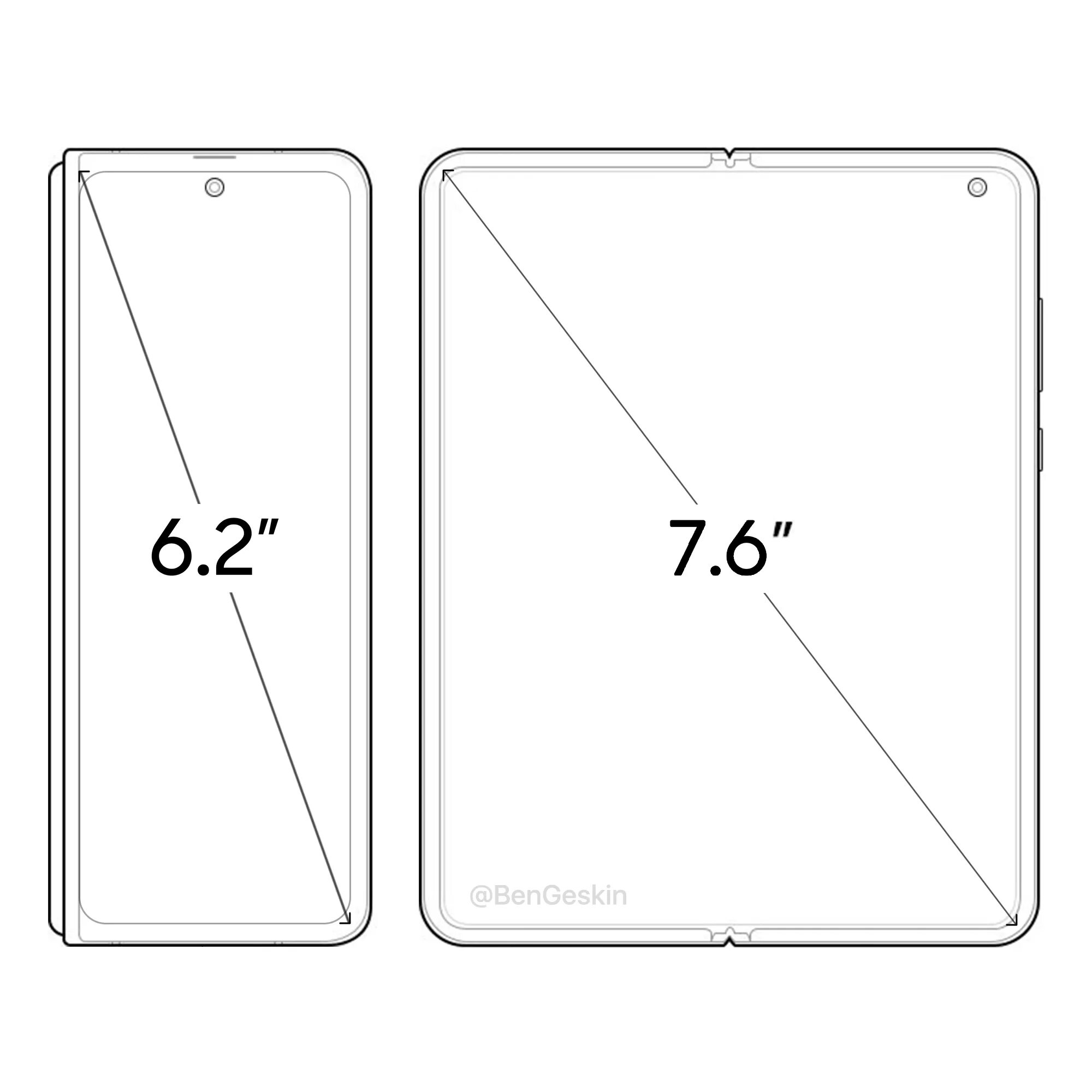 Размеры экранов самсунг галакси. Samsung Galaxy Fold 2. Samsung z Fold 2 габариты. Samsung Galaxy zet Fold 2. Внешний экран Fold 2.