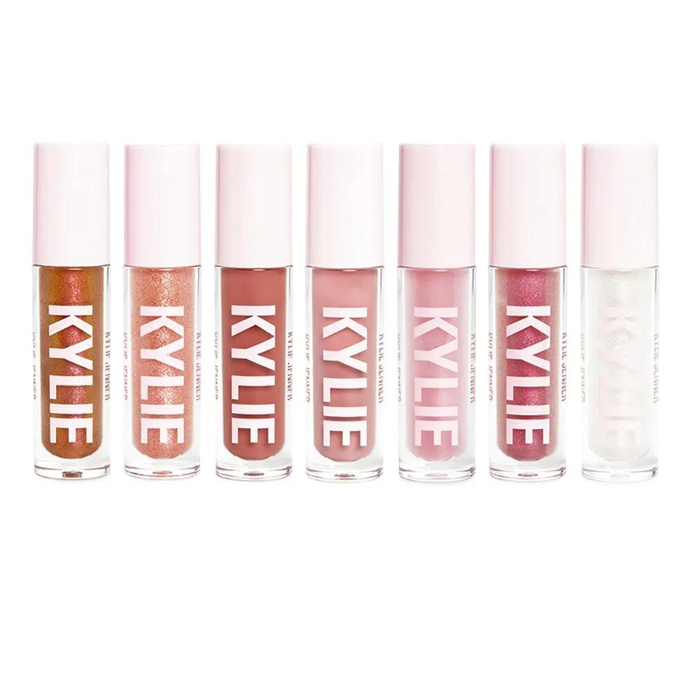 Топ блесков для губ. Kylie Cosmetics Lip Gloss. Kylie Cosmetics блеск для губ. Kylie Cosmetics набор блесков.