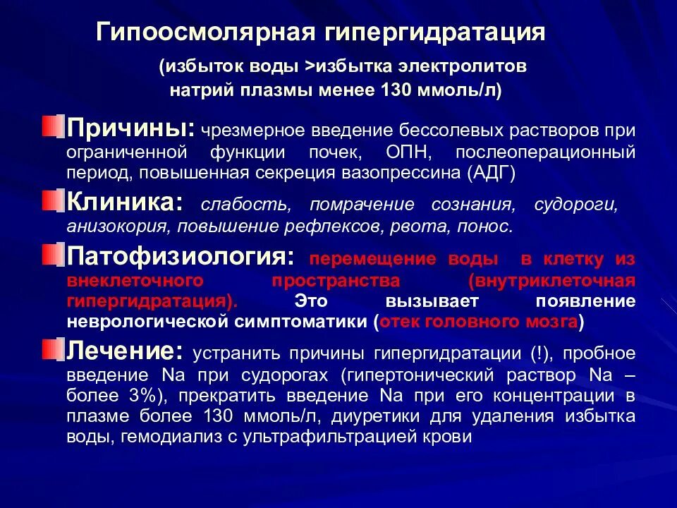 Гипогидратация это. Гипоосмолярная гипергидратация. Гипоосмолярная гипергидратация развивается при. Гипоосмолярная гипергидратация причины. Гипоосмолярная гипергидратация патогенез.