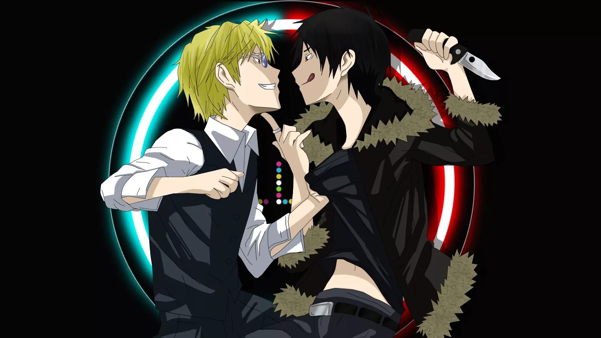 Дюрарара. Дюрарара!! / Durarara!!. Shizuo x Izaya.