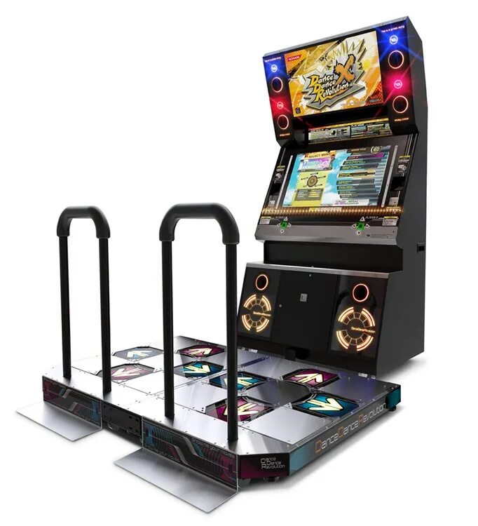 Игровые автоматы покупка. Танцевальный аппарат Dance Dance Revolution. Dance Revolution аркада Arcade. Игровой аппарат Revolution x. Just Dance аркадный автомат.