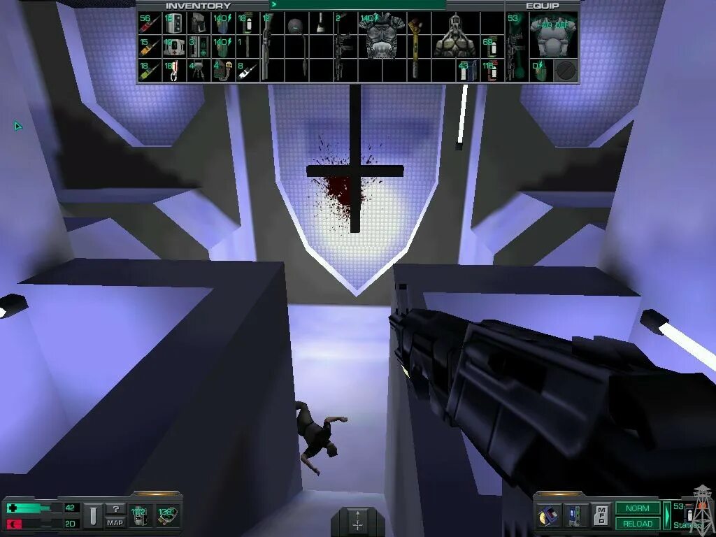 Сервера шока. System Shock 1. System Shock 1994 Map.