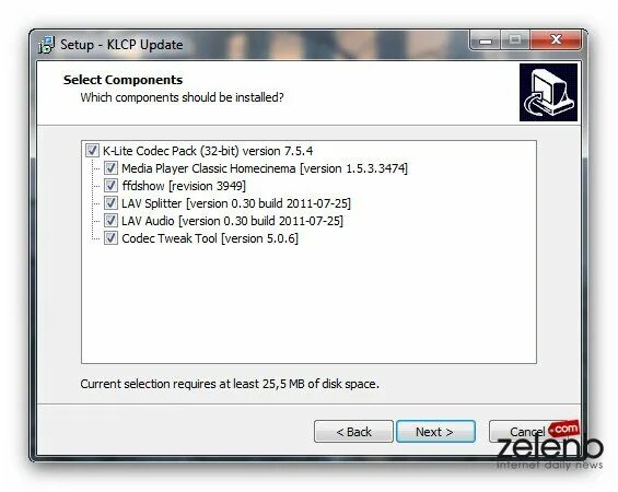 Basic codec pack. K-lite_codec_pack_1741_full.exe. klcp.