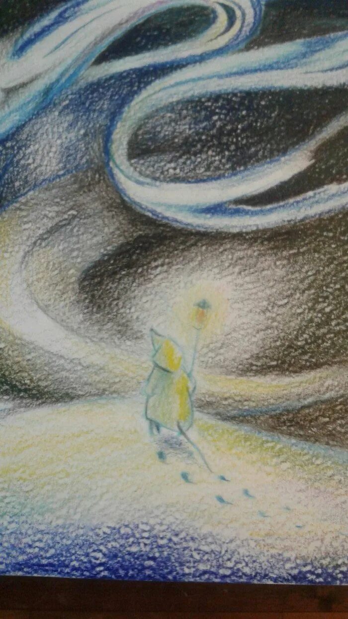 Метель рисунок. Рисование вьюги. метель цветными карандашами. рисование метель.