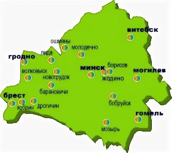 Барановичи карта осадок