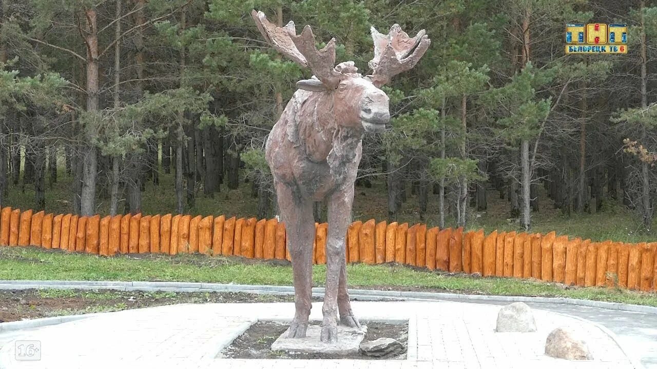 Животные белорецка. Белорецк Лось скульптура. Памятник лосю в Белорецке. Монумент лося Белорецк. Монумент лосей город Белорецк.