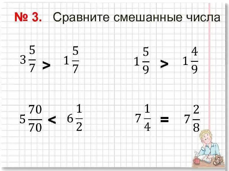 3 в смешанное число
