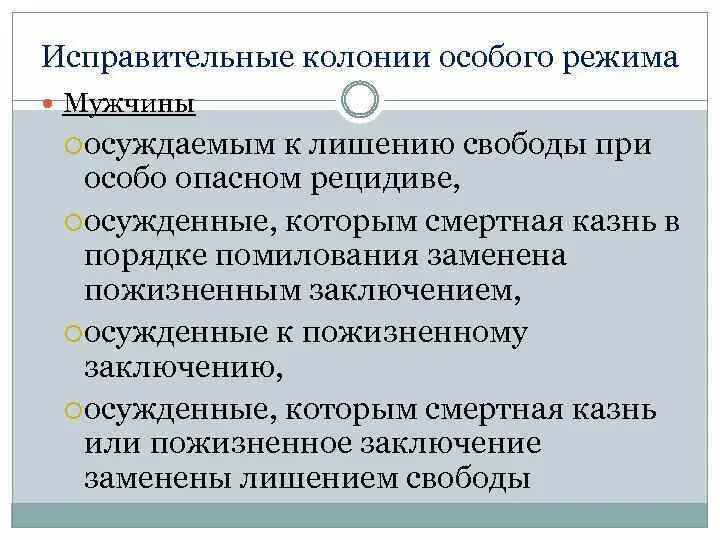 Особо опасный рецидив. Специальный правовой статус осужденных. К исправительным колониям относятся. Колония с особым режимом. Факторы рецидива