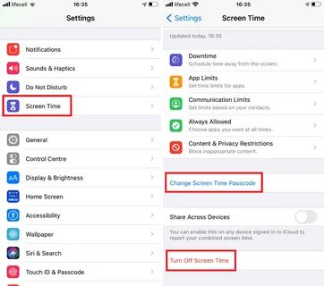 Turn on off screen