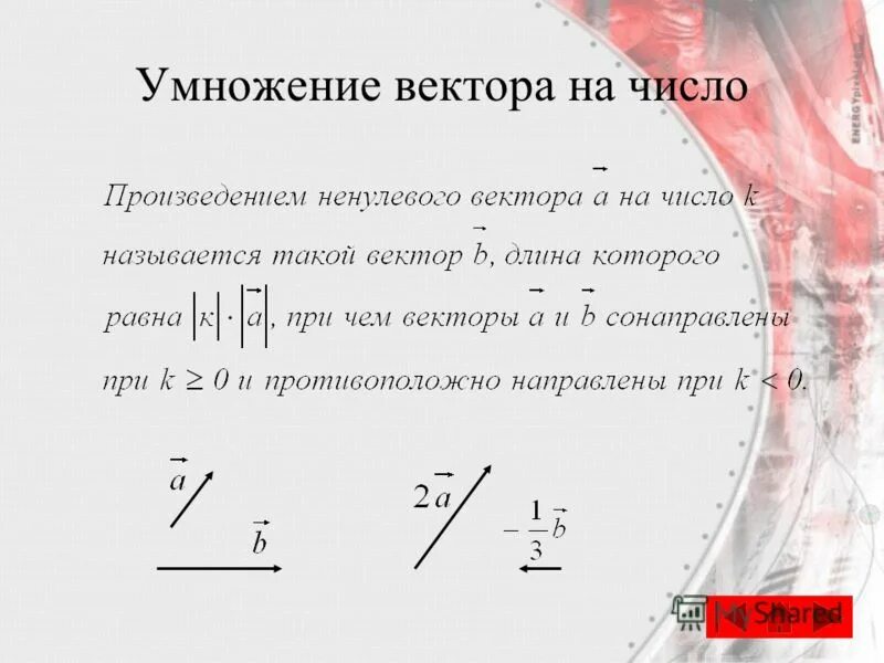 Сложение и вычитание коллинеарных векторов. Формулировку леммы о коллинеарных векторах. Сформулируйте и докажите лемму о коллинеарных векторах. Условия коллинеарности векторов в векторной форме. Разложение вектора по 2 неколлинеарным векторам.