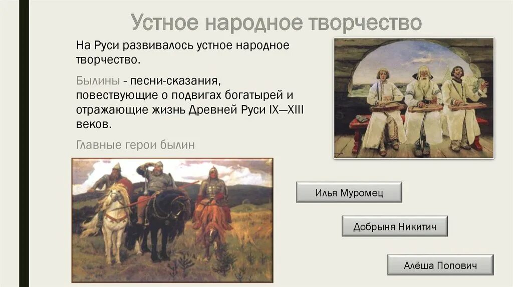 Устное народное творчество. Устное народное творчество древней Руси. Устное народное творчество былины. Культура древней Руси устное народное творчество.