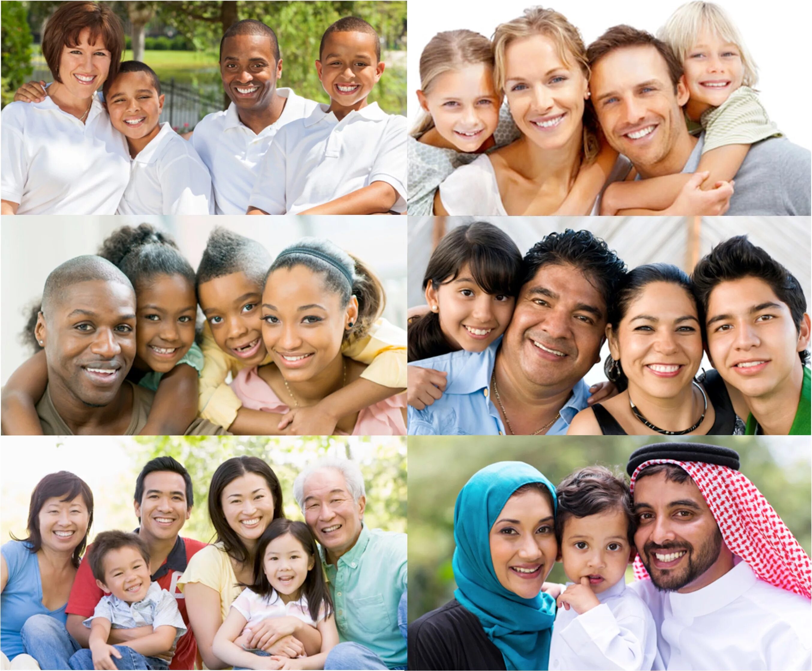 Different races. Страны люди. Этническисмешанные семьи. Люди разных стран. Портрет группы людей.