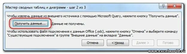 Получить данные из внешнего источника