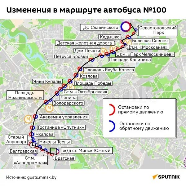 Автобус 1 минск маршрут
