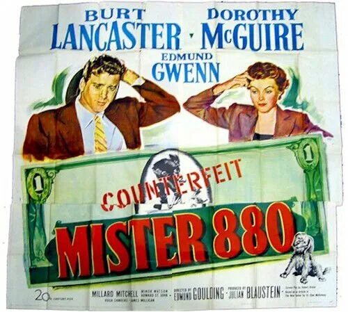 Mister 880. Мистер 880. Dorothy mcguire. Mister 880. Американец эмерих юттнер.