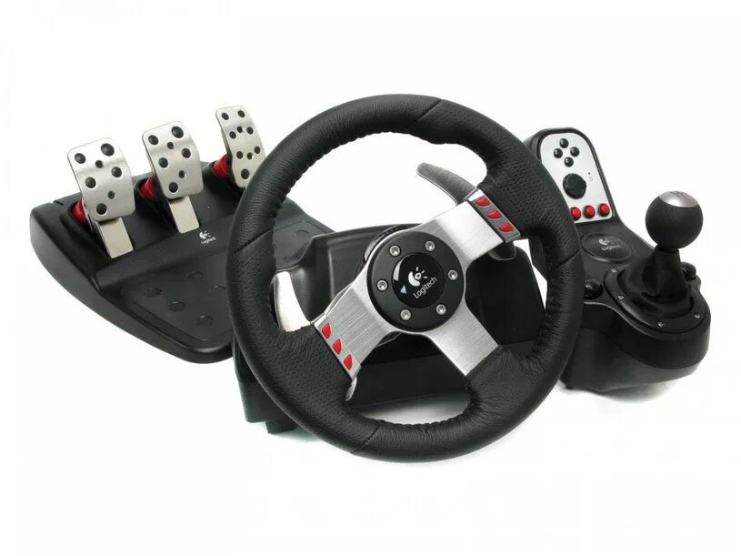 Wheel logitech g27. Logitech g27 Racing Wheel. Руль с педалями Logitech g27. Игровой руль Logitech g27. Руль g27 Racing Wheel комплектация.