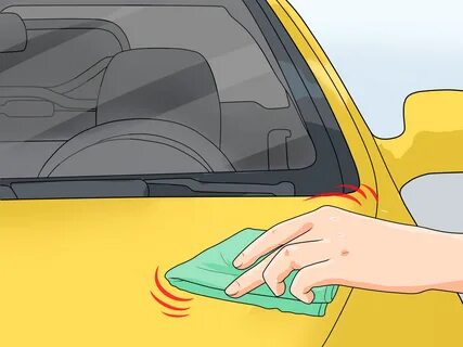 Как убрать потек краски на машине