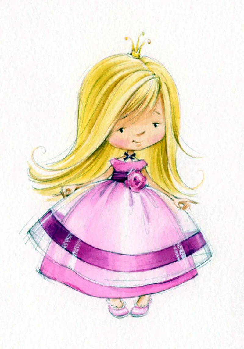 Лиа Селина принцессы. Принцессы Марины Федотовой. Розовая нарисованная девочка