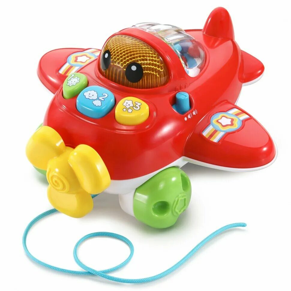 детский музыкальный самолет. детский музыкальный самолет. игрушка самолетик свет звук коробка 20*11,5*14. самолёт музыкальный на батарейках игрушка. Vtech игрушки.