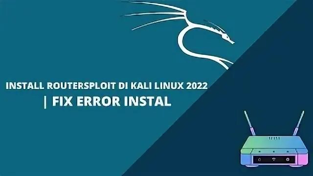Routersploit. Routersploit