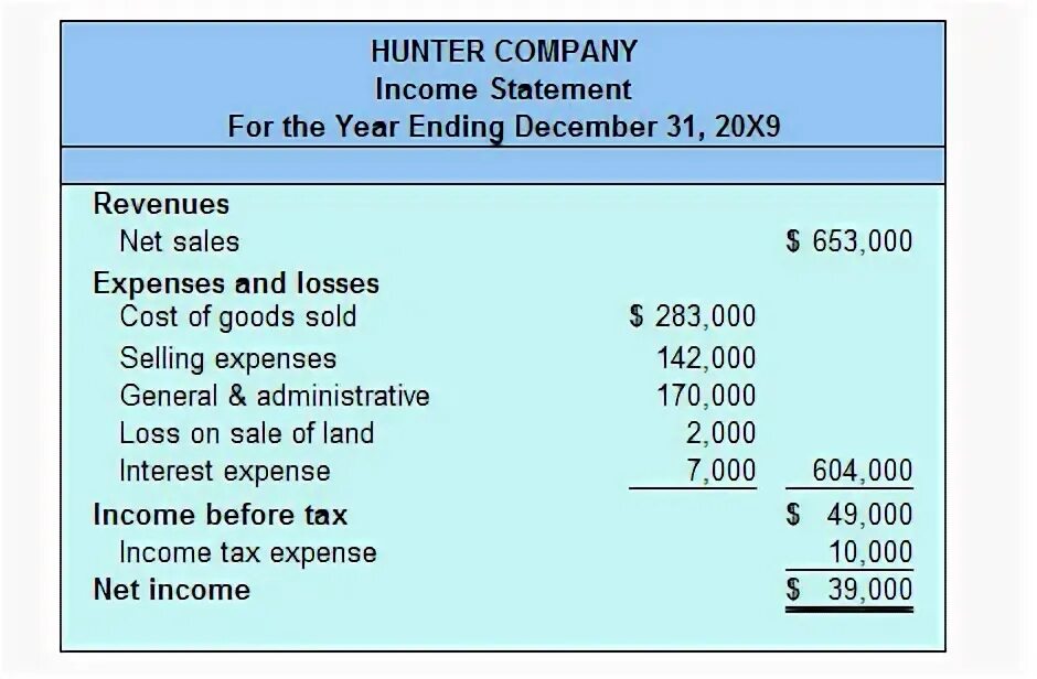 Income Statement. Traditional Income Statement. Cost of goods sold in Income Statement. Bird's-Eye view of the Income Statement.