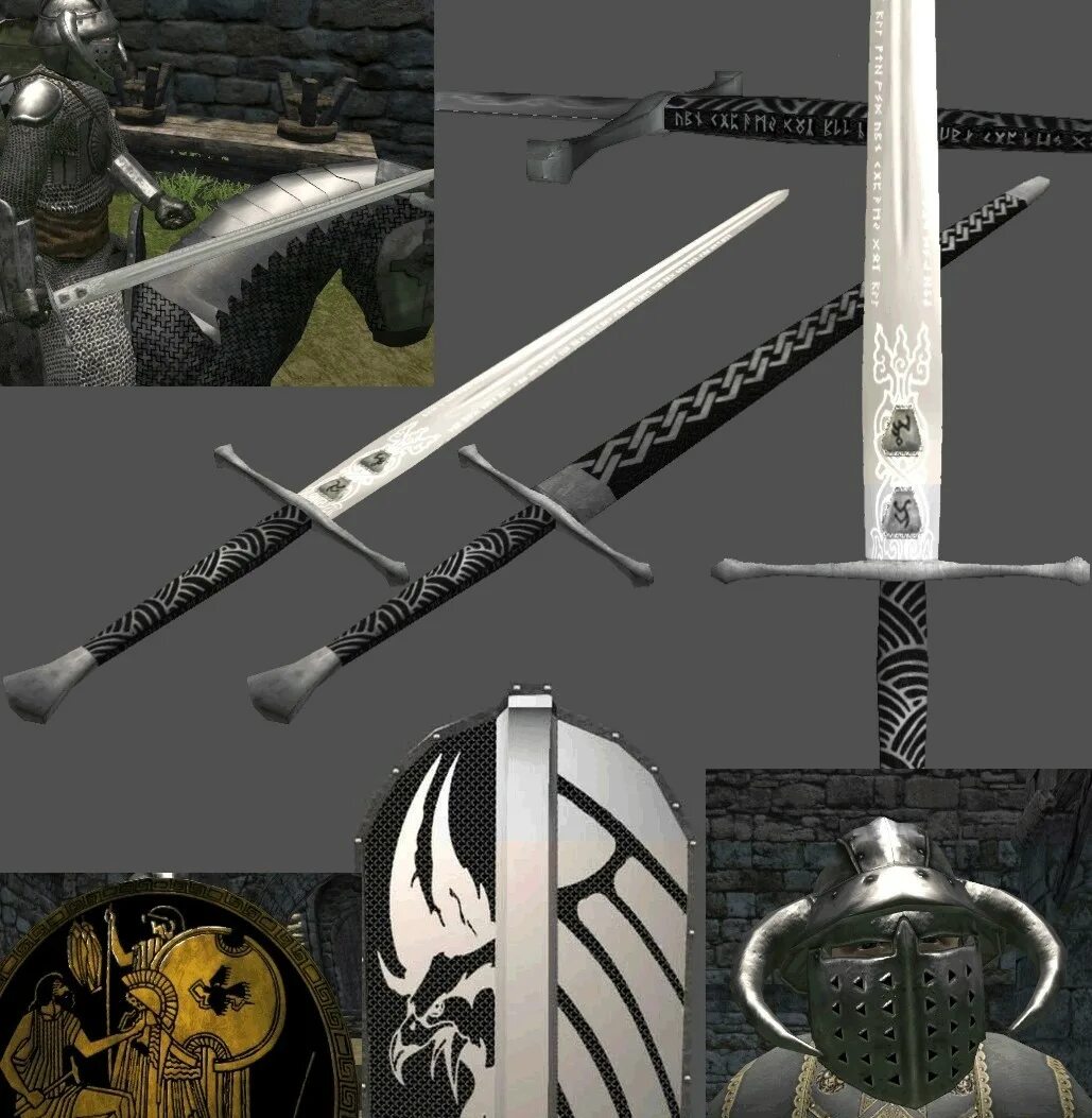 Полуторный меч Mount and Blade. Mount Blade 2 мечи. Mount and Blade 1 оружие. Mount and Blade Warband двуручный меч.