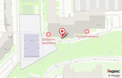 Дунайский проспект на картах