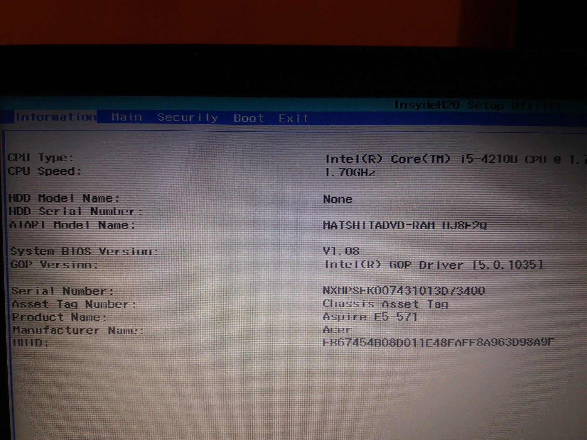 Boot menu acer aspire. Acer aspire e5-576 boot menu. биос в hp 17-ca3. bios на hp 2010 года. vga bios version(peg) acer aspire intel core i7 720qm.