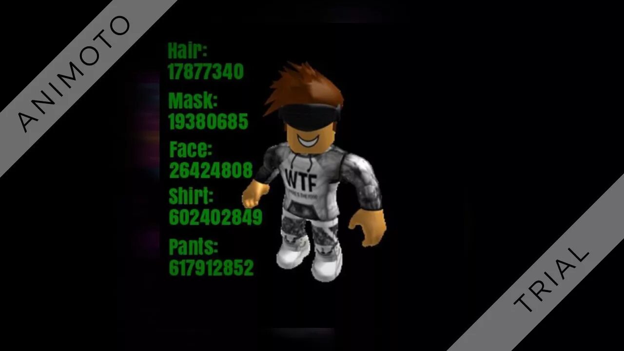Roblox clothes codes