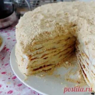 Наполеон на молоке рецепт