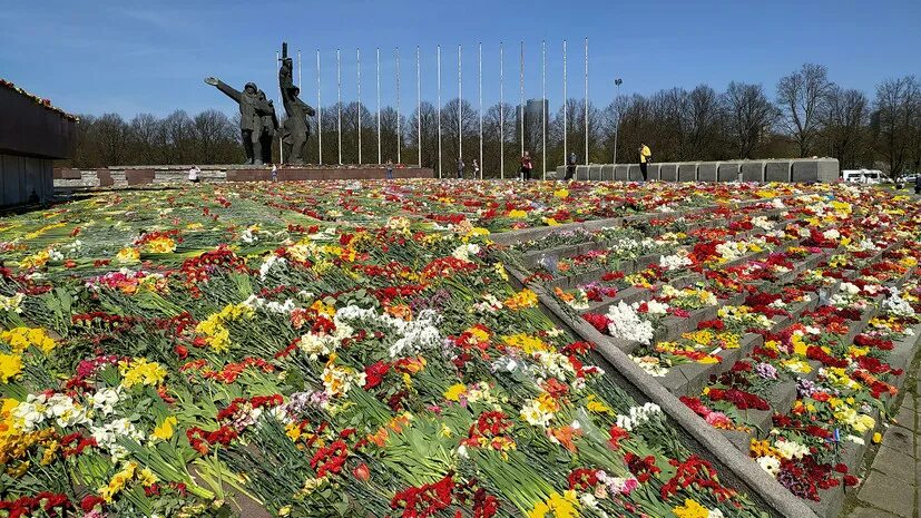 В риге запретили нести цветы. Цветы в Риге 9 мая. Цветы возле памятника. Цветы России. Цветы в Риге около памятника освободителям.