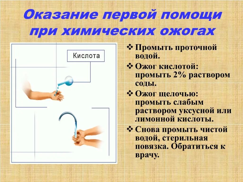 Первая помощь при ожогах едким веществом. Химический ожог первая помощь. Оказание первой помощи при химических ожогах. Правила оказания первой медицинской помощи при химических ожогах. Оказание первой помощи при химическом ожоге кислотой.