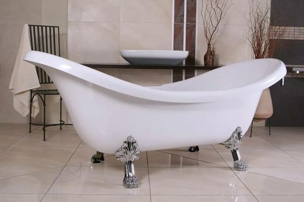 Старинная ванна на ножках. Ретро ванна. Badewanne24. Bathtub Fancy. Удлиняем ванную