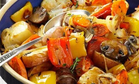 Как запечь овощи без духовки