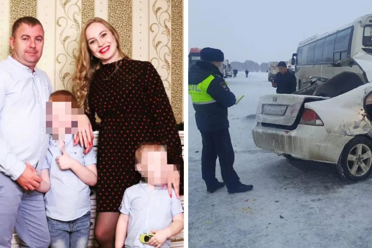 Семья. Семья попала в ДТП на трассе. В Новосибирске разбилась семья.